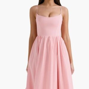 House of CB Lolita Corset Cotton Blend Fit & Flare Dress